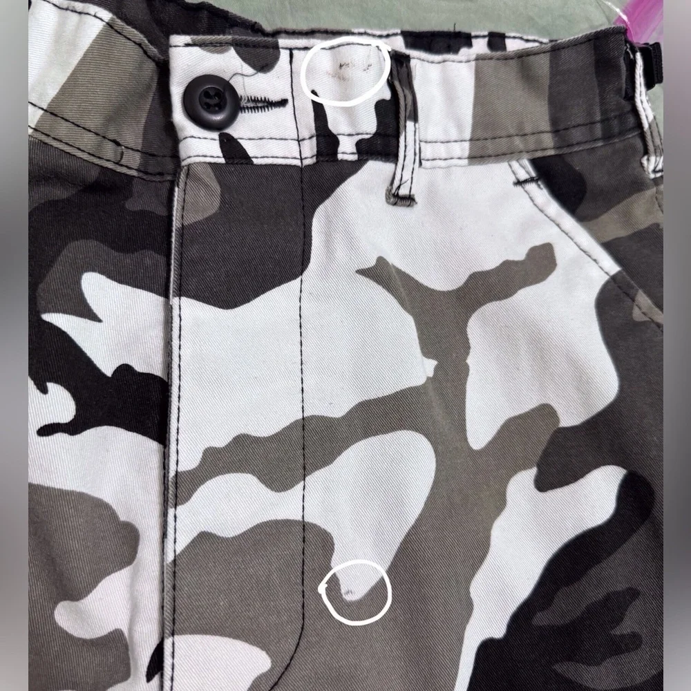 RothCo B. D. U Camo Cargo Pants High Rise Size Small Regular - Picture 5 of 12